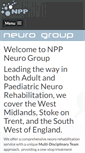 Mobile Screenshot of nppneurogroup.com